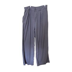 Rewash Womens Linen Blend Pants sz 9/29 ‎ Wide-Leg Grey Pants Beachy